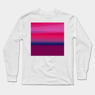 RED BLUE GREEN TEXTURE ART Long Sleeve T-Shirt